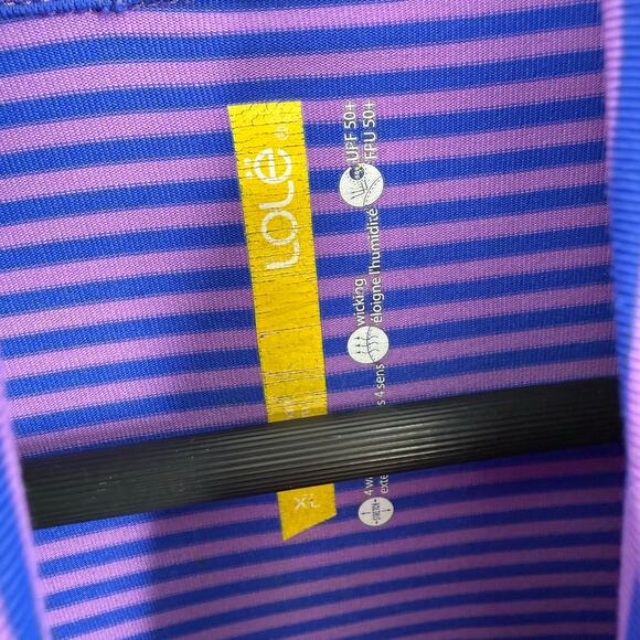 Lole Sz XL Womens Purple Long Sleeve UPF50 Athletic Jacket Shirt Top Workout - Picture 2 of 10